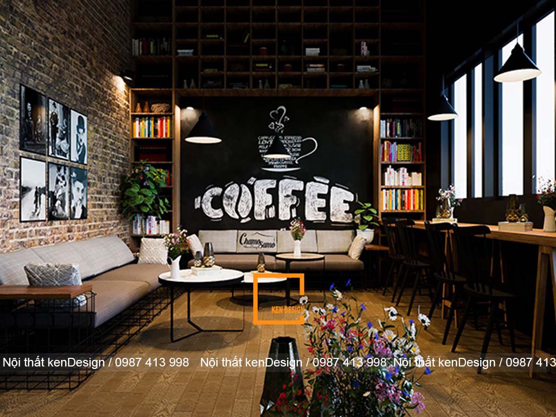 thiết kế quán coffee 